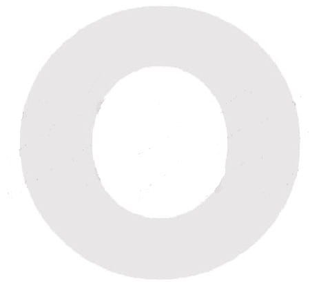 naklejka toyota - litera "o" e0044650