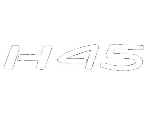 naklejka napis h45 0009382258 linde