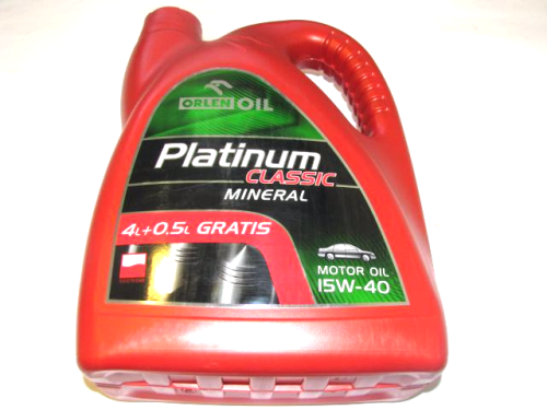 olej mineralny platinum classic e0002376 15w40 4,5l