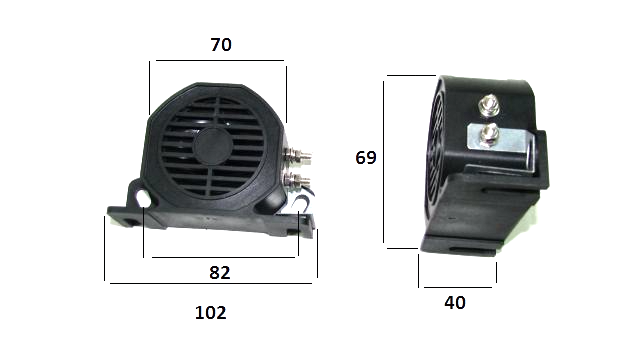 sygnalizator cofania 12v-80v e0040556