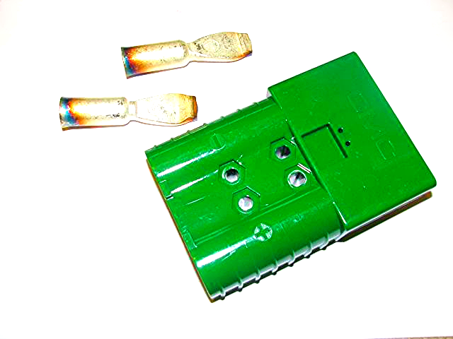 wtyczka gniazdo baterii rema anderson zielona 350a 70mm2 e0040129