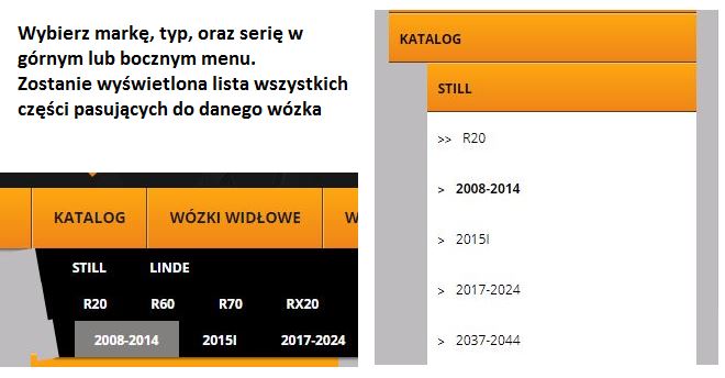 katalog części do wózków widłowych